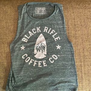 Black Rifle Coffee Company tank - women’s size M - green Heather